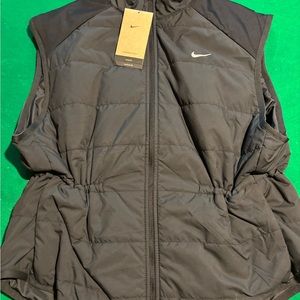 Nike Women's Black Therma-Fit Vest, size L, retails for $150